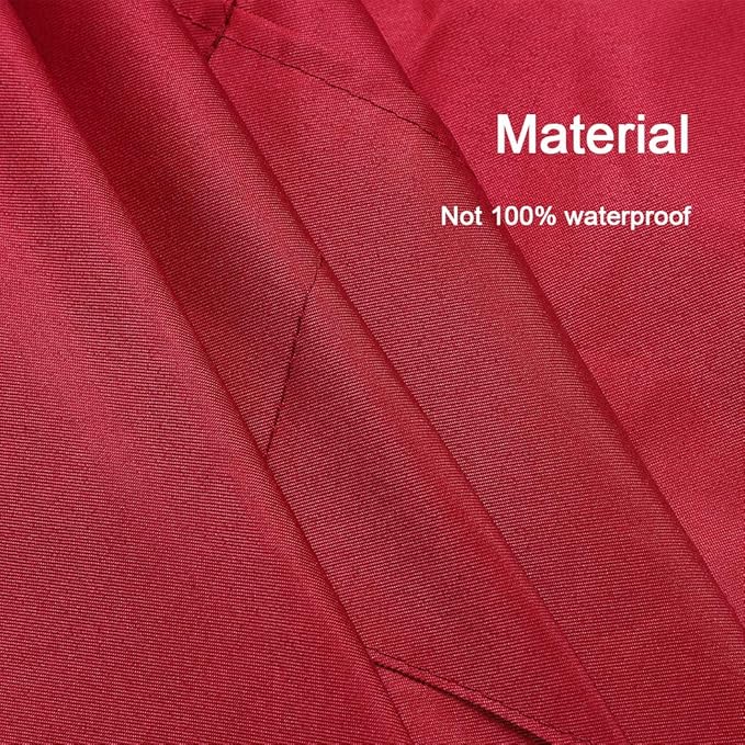 Total 6PCS Deep Red Bib Apron for Women Adult Unisex Durable Comfortable with 2 Front Pockets Washable Chef Aprons for Cooking Baking Kitchen Restaurant Crafting Painting.