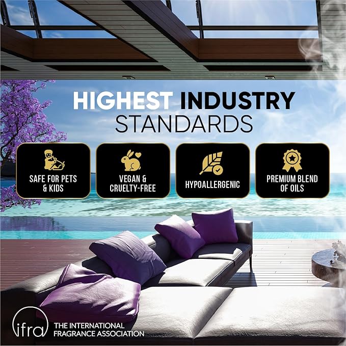 Luxury Hotel Diffuser Oil for Hotels and Homes - Aromatherapy Oils for use with an Essential Oil Diffuser at Home - Fragrance-Scent Diffuser Oil Blend (Sunrise Studio) 4.05fl oz (120ml)