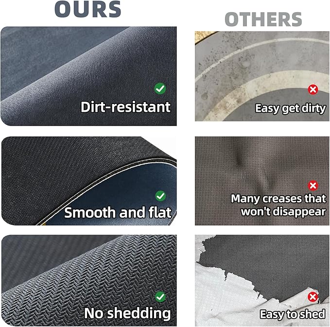 Bathroom Mat Quick Dry, Bathroom Rugs Non Slip Washable Thin Absorbent Bath Mat Fits Under Door Bathroom Floor Mat Perfect for Bath, Shower, or Sink 17"x59" Navy Blue