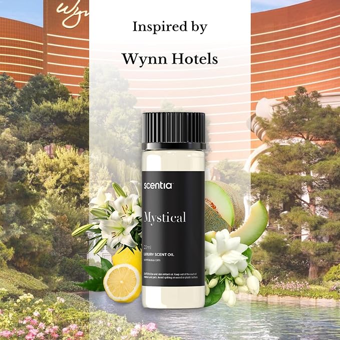 Hotel Diffuser Oil Inspired by The Wynn, Las Vegas Hotel - 20 mL 0.67 fl oz - Fragrance Oil Blend for Aromatherapy & Ultraonic Diffusers - Mystical