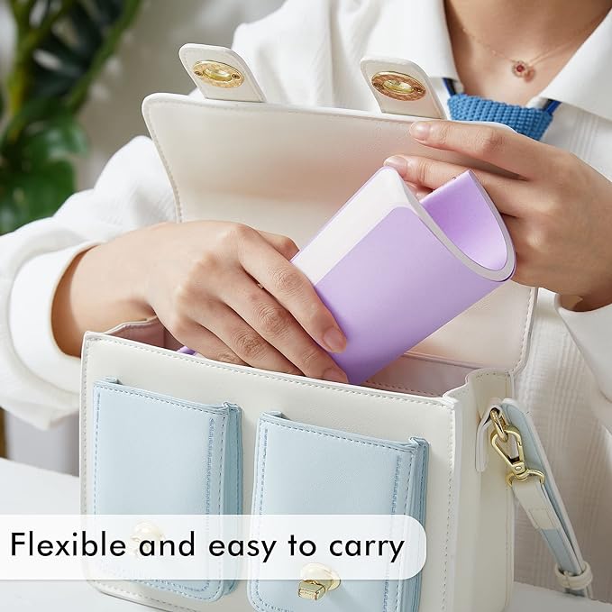 feela 36 Pack Soft Cover Journal Bulk, Lined Blank Travel Journal for Women Men Writing, Notebooks College Ruled for Work, Note Taking Notebook School Business Supplies, 8.2” x 5.5”, A5, Light Purple