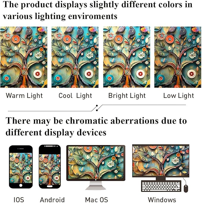 Bohemian Bathroom Curtain Colorful Boho Floral Print Beautiful Bright Polyester Fabric Cloth Shower Curtain for Bathroom Decoration, 72"x72"