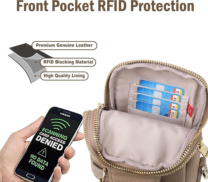 INICAT Travel Small Sling Bag Leather Crossbody Bags for Women Fanny Packs Cross Body Bag for Woman Cross Body Purses