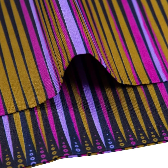 African Fabric 6 Yards Polyester Ankara Print Fabric for Sewing DIY Craft Projects Party Clothing M9