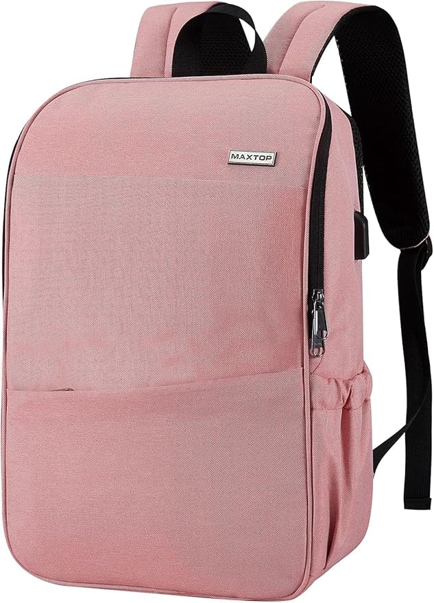 MAXTOP Laptop Backpack Bookbag Backpack with USB Charging Port Anti-Theft[Water Resistant] Work College Business Travel Computer Backpack for Men Women Fits up to 17" Notebook