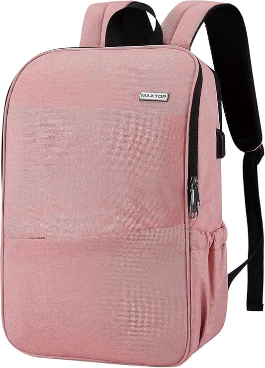 MAXTOP Laptop Backpack Bookbag Backpack with USB Charging Port Anti-Theft[Water Resistant] Work College Business Travel Computer Backpack for Men Women Fits up to 17" Notebook