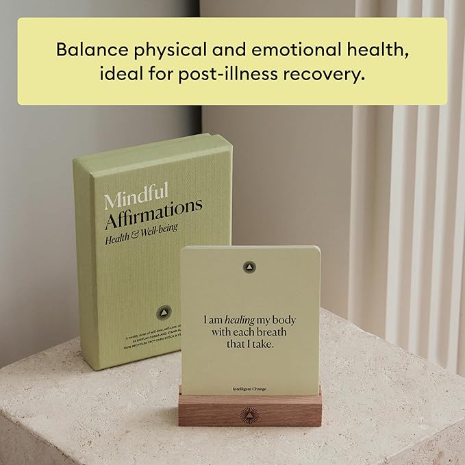 Intelligent Change Mindful Affirmation Cards for Health and Wellbeing