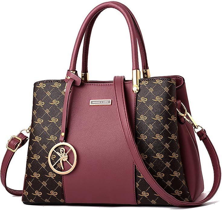 KURGOOL Women Purses and Handbags Top Handle Satchel Shoulder Bags Messenger Tote Bag for Ladie