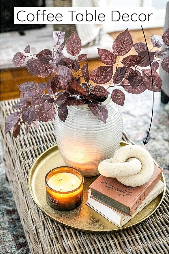 Rool Coffee Table Books Wood Knot Decor Shelf Decor Living Room Decor Mantle Decorations Coffee Table Decor Items Wooden Chain Link Decor White Décor