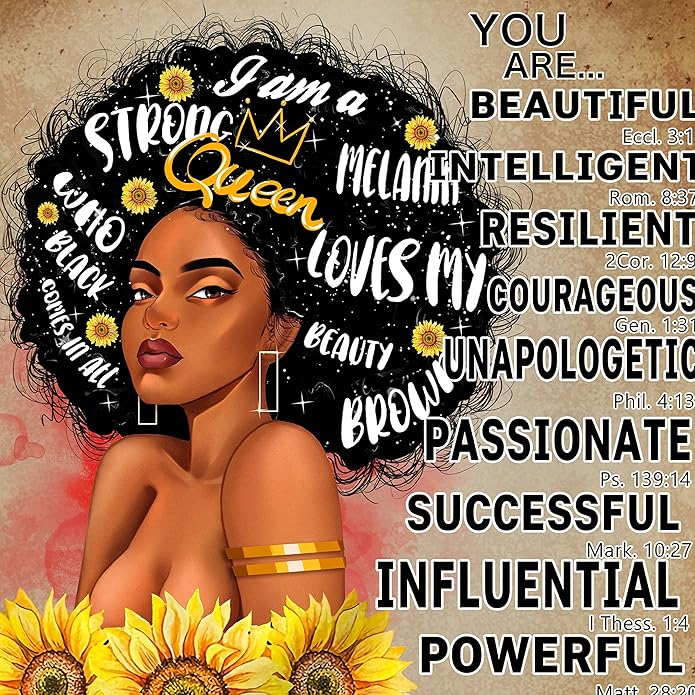 IAGM Women Tote Bags African American Woman Shoulder Bag Afro Black Girl Magic Satchel Handbags For Shopping,Work,Grocery,Gym