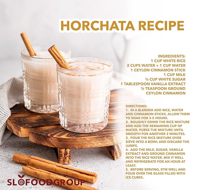 Slofoodgroup Ceylon Cinnamon Sticks - Pure Ceylon Cinnamon Quills 5 Inch Cut Cinnamon Spice from Sri Lanka, True Cinnamon - Cinnamomum Verum, 12 OZ.