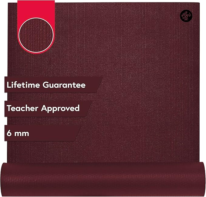 Manduka PRO Yoga Mat - 6mm | Lifetime Durability | Hygienic Construction | Premium Studio Quality | Teacher Approved