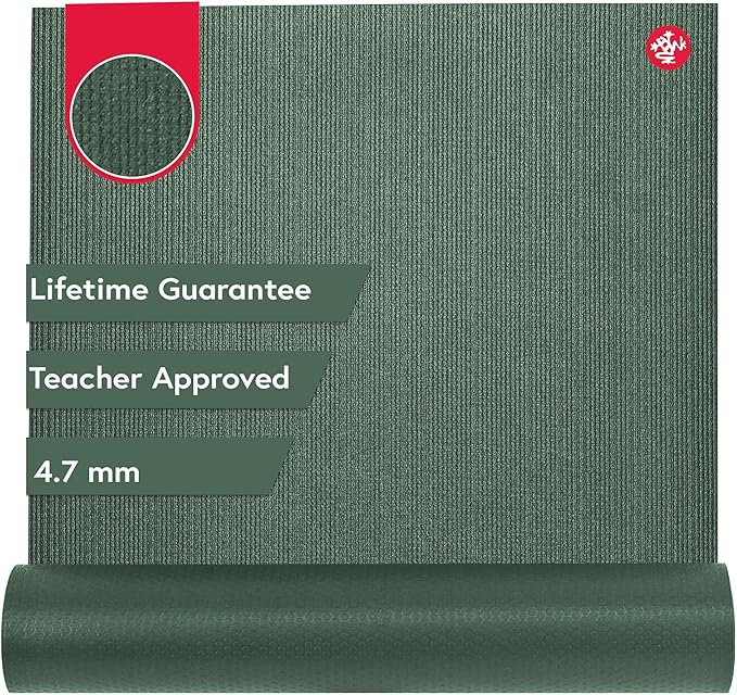 Manduka PROlite Yoga Mat - 4.7mm | Lifetime Durability | Hygienic Construction | Teacher Approved