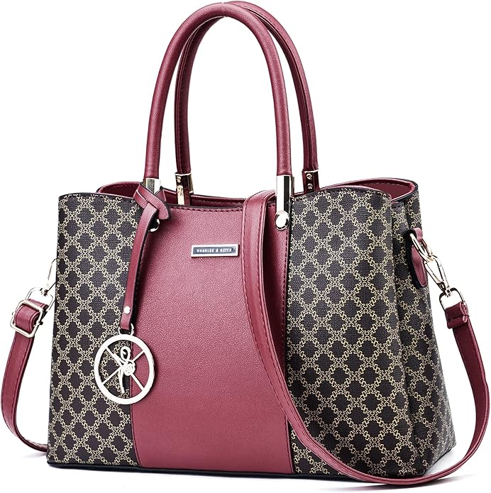 KURGOOL Women Purses and Handbags Top Handle Satchel Shoulder Bags Messenger Tote Bag for Ladie