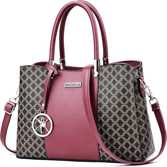 KURGOOL Women Purses and Handbags Top Handle Satchel Shoulder Bags Messenger Tote Bag for Ladie