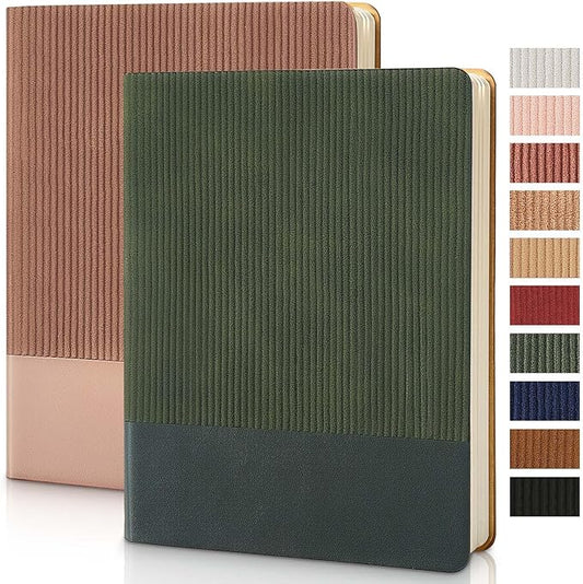 Lined Journal Notebook for Work College Ruled Note Book 5.79"x8.27"A5 Daily Journaling 216 Pages for Women Men Writing Home School Supplies Business