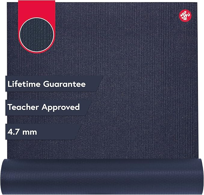 Manduka PROlite Yoga Mat - 4.7mm | Lifetime Durability | Hygienic Construction | Teacher Approved