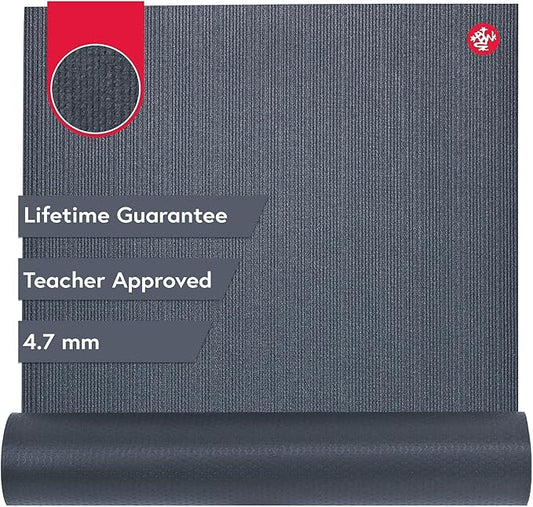 Manduka PROlite Yoga Mat - 4.7mm | Lifetime Durability | Hygienic Construction | Teacher Approved