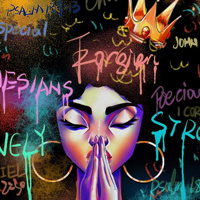 IAGM Women Tote Bags African American Woman Shoulder Bag Afro Black Girl Magic Satchel Handbags For Shopping,Work,Grocery,Gym