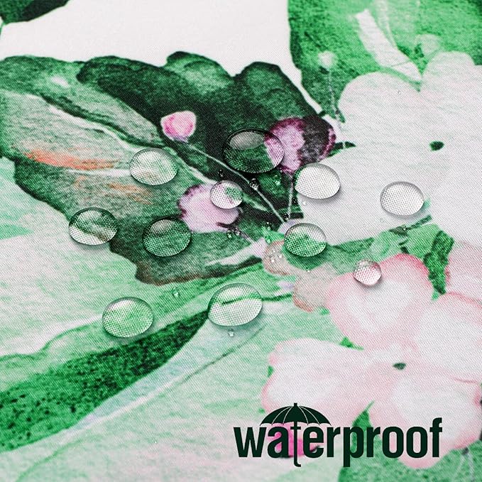 Gibelle Small Stall Shower Curtain 36 x 72, Narrow Emerald Green Floral Shower Curtain for Bathroom, Watercolor Plant Eucalyptus Leaves Fabric Shower Curtain Set with Hooks