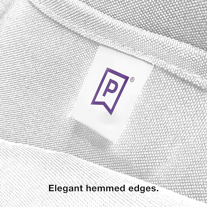 Gee Di Moda Rectangle Tablecloth - 60 x 102 Inch White Table Cloth for 6 Foot Rectangle Table - Heavy Duty Washable Fabric - for 6 Ft Buffet Table, Holiday Party, Dinner, Wedding & Baby Shower